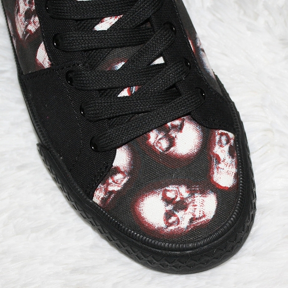 Iron Fist Skull of Doom Broadway Hi Top Sneakers - Mens Sz 8/Womens Sz 10 - Picture 6 of 16